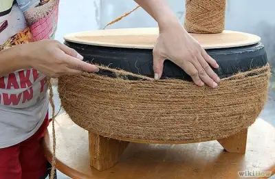 How to Make a Coffee Table from a Car Tire