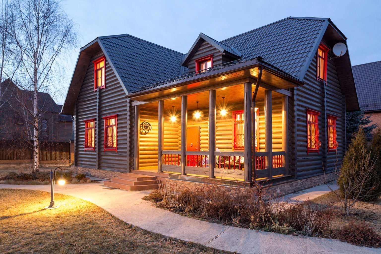 A Wooden House Furnished in Rustic Style with Vintage Details