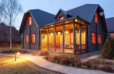 A Wooden House Furnished in Rustic Style with Vintage Details