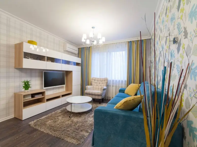 Amenajare vesela si colorata intr-un apartament de 3 camere