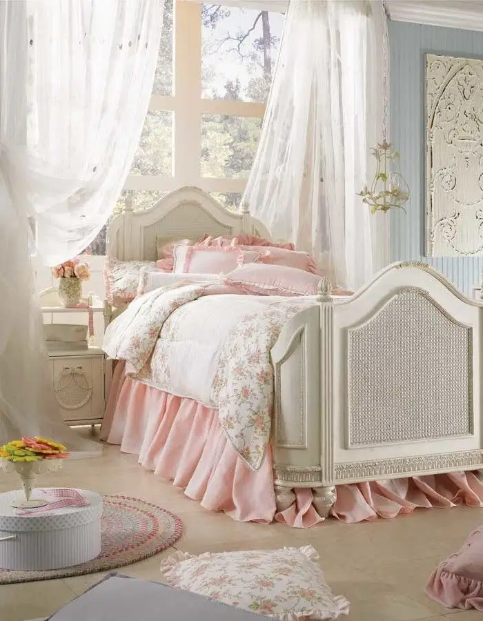 10 dormitoare shabby shic