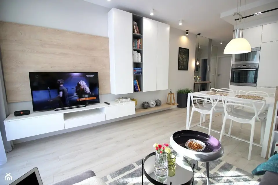54 Square Meters of Scandinavian and Modern Design in a 3-Bedroom Apartment