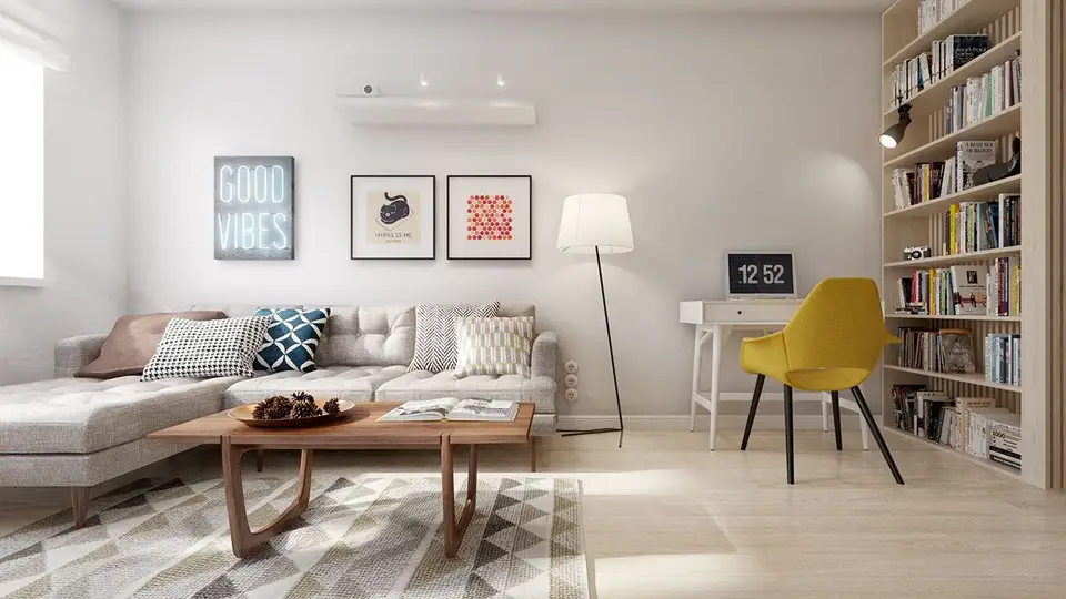 60 sq m Apartment: Retro Inspiration in a Contemporary Setting