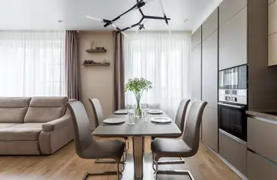 Precious and Modern Finishes in a Two-Bedroom Apartment Design