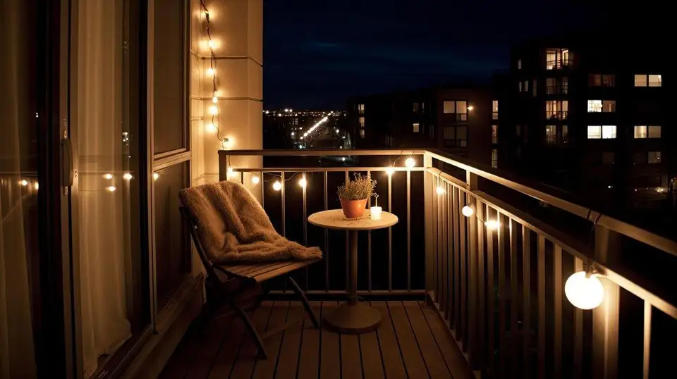 Sfaturi privind iluminarea eficientă a unui balcon