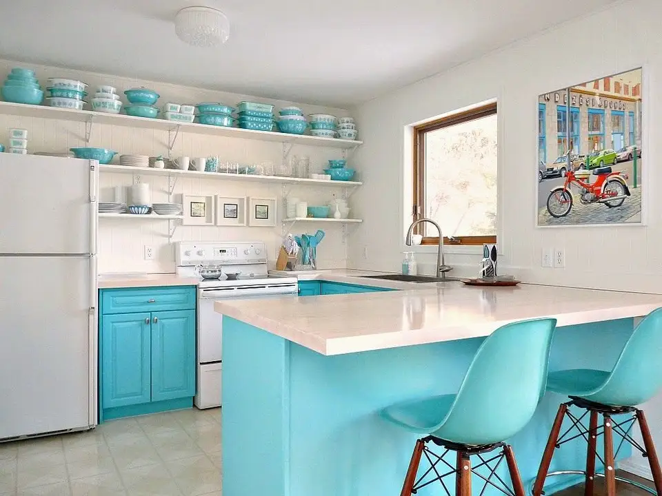 A Bright and Colorful Kitchen Renovation