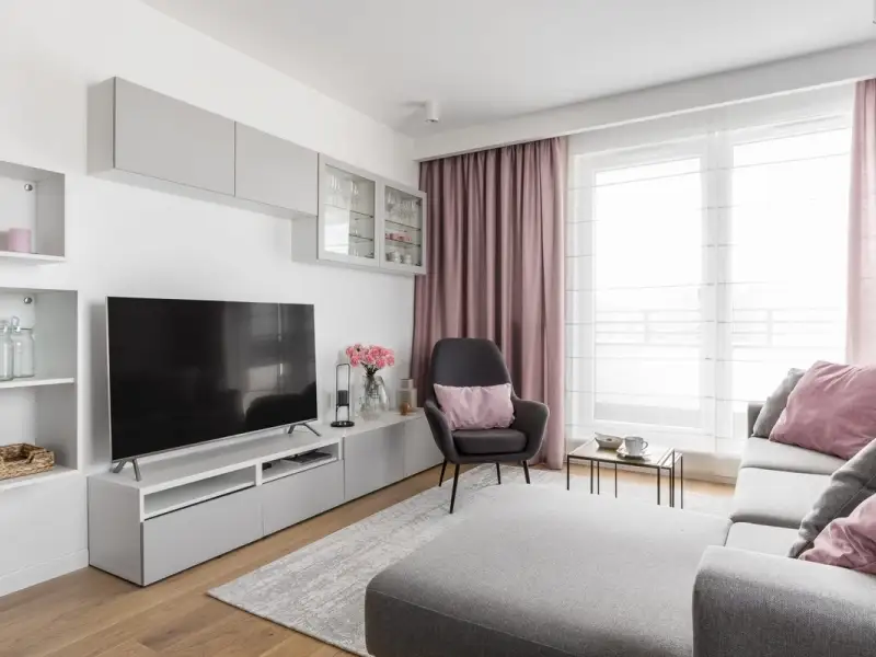 Amenajare eleganta pentru un apartament de 2 camere si 50 metri patrati