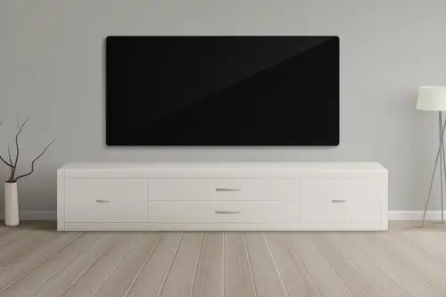 Comoda TV ca element central în designul livingului