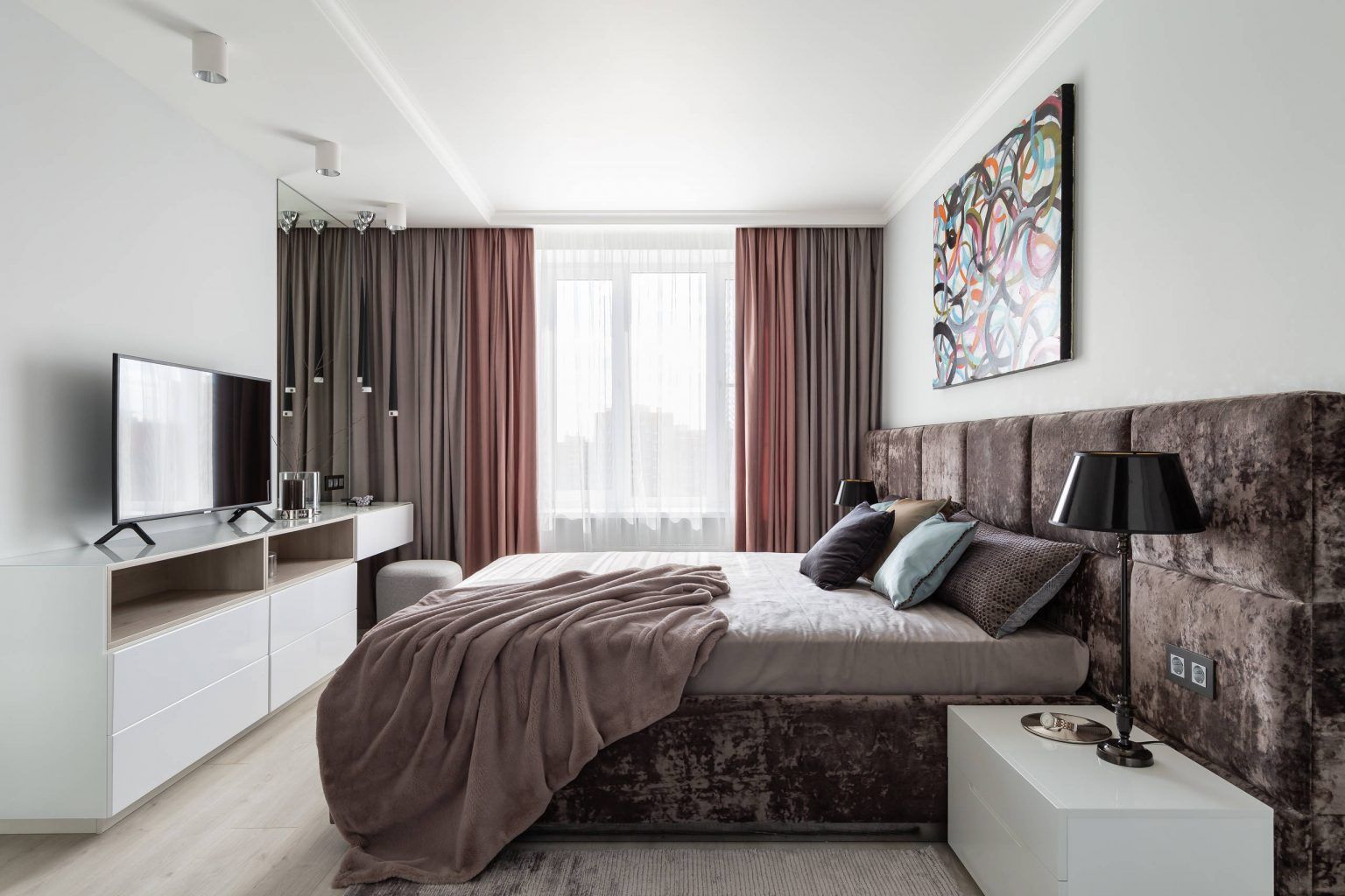 Scandinavian Accents for a 2-Bedroom, 65 sq m Apartment