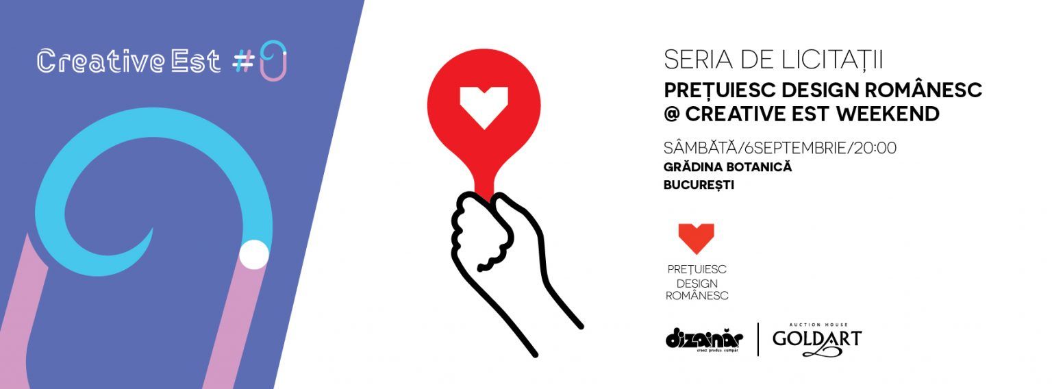Romanian Design Auction at the Botanical Garden on September 6th