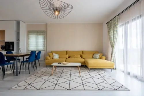 Amenajare zona de zi pentru un cuplu de tineri Casa in stil scandinav