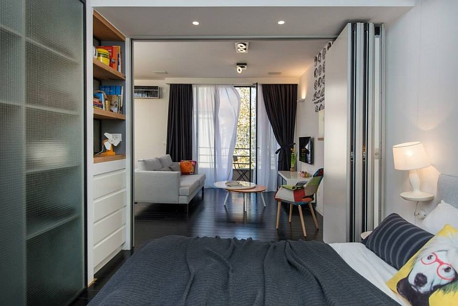 Apartament modern: transformare inteligenta cu pereti pliabili