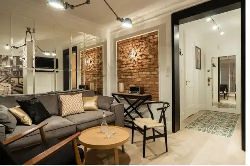 Un apartament mic amenajat cu stil