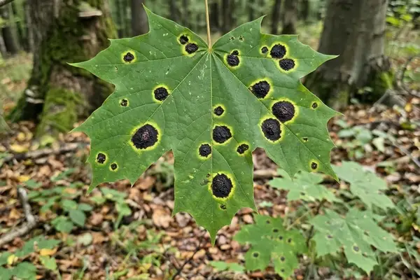 Boli ale naturii sau indicatori de aer curat? Secretul petelor negre de pe frunze și lecția micilor ciuperci din pădurile argeșene