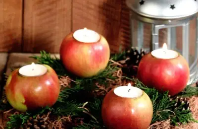DIY Christmas Project: Apple Wreath