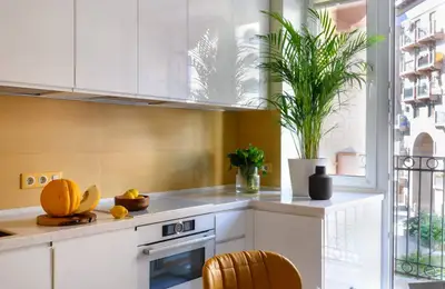Vibrant Design for a 2-Bedroom Apartment: A Family of Three's Home