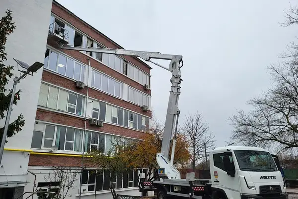 Toaletarea copacilor din curte fără riscuri: când merită o nacelă în loc de alpinist utilitar