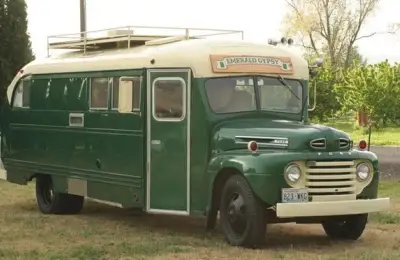 A 1950 Bus Transformed into a Home
