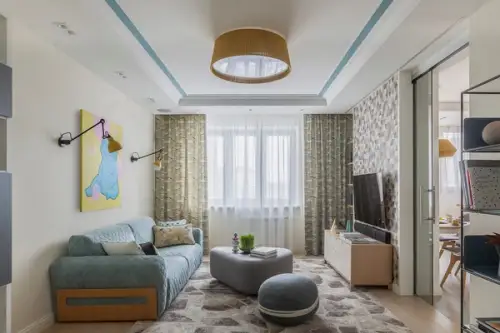 Spatiu tineresc amenajat intr-un apartament de 2 camere