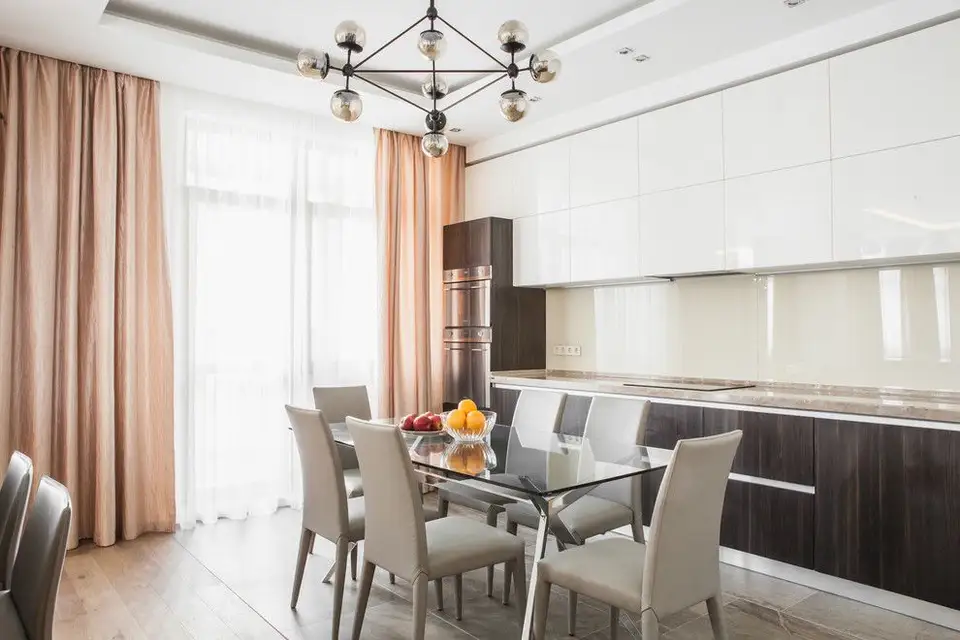 Two-Bedroom Apartment with Elegant Furnishings