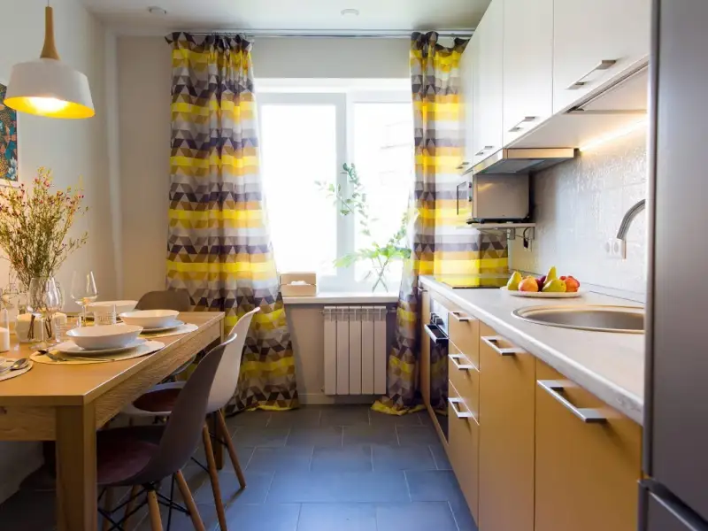 Amenajare simpla, dar placuta in acest apartament