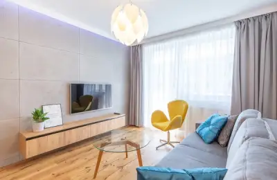 Modern Space Designed for a 2-Bedroom, 40 sq m Apartment