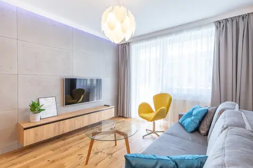 Spatiu modern amenajat pentru un apartament de 2 camere si 40 mp