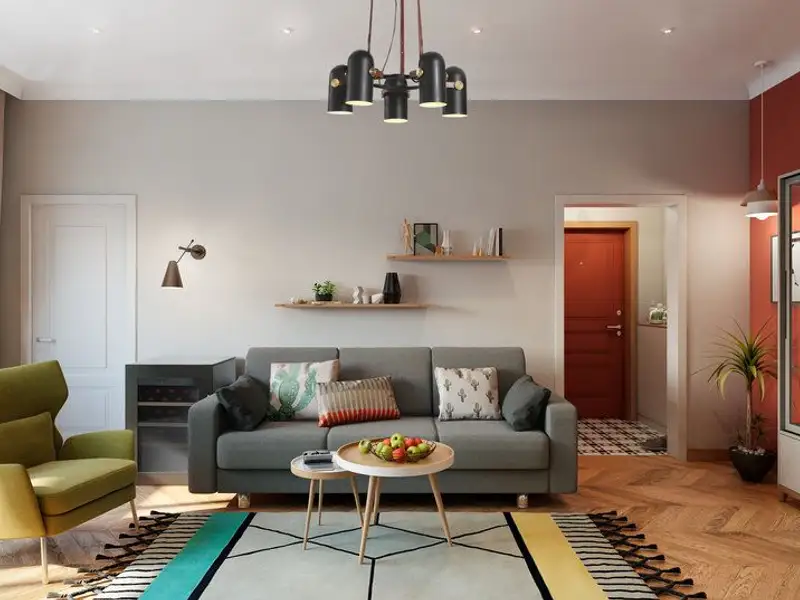 Proiect de amenajare a unui apartament de 80 mp pentru o familie cu 3 copii