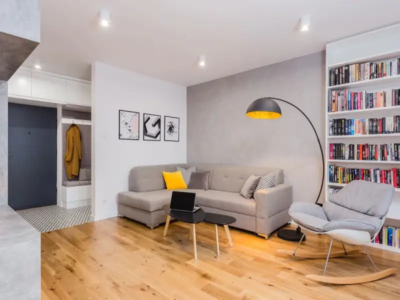 Design minimalist intr-un apartament de 2 camere