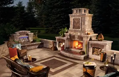 15 Outdoor Fireplace Designs for Your Yard