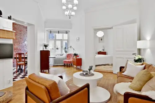 Un minunat apartament in tonuri calde