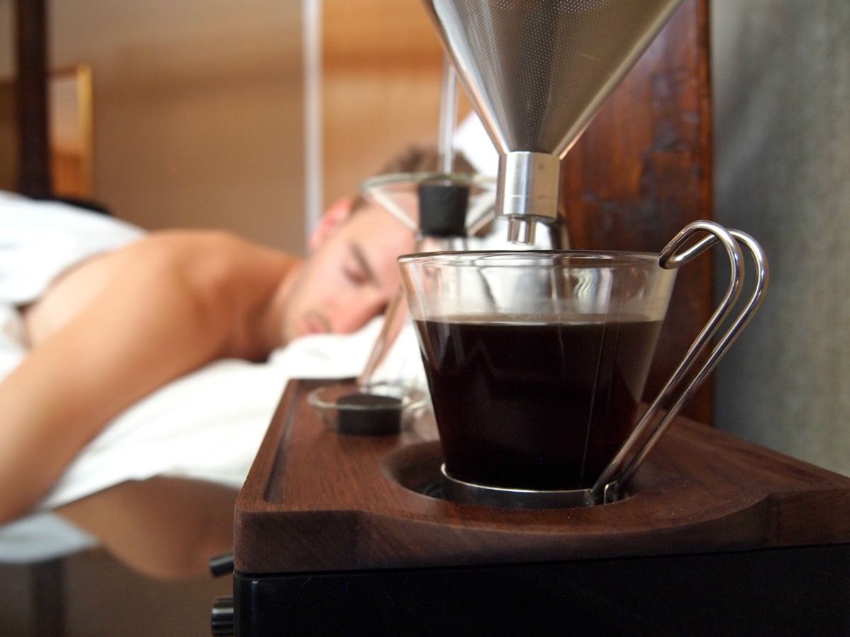 Barisieur: An Alarm Clock That Wakes You With a Cup of Coffee