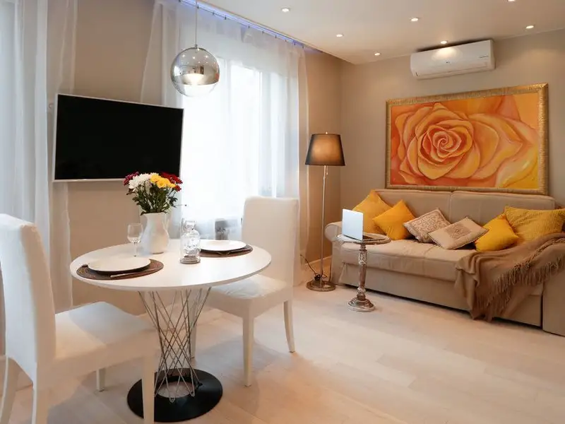Tonuri neutre in amenajarea unui apartament de 2 camere si 38 mp