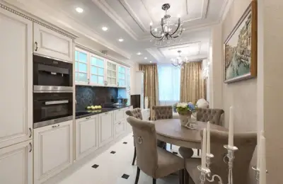 Classic Italian Style with Subtle Modern Accents in a 46 Square Meter Apartment