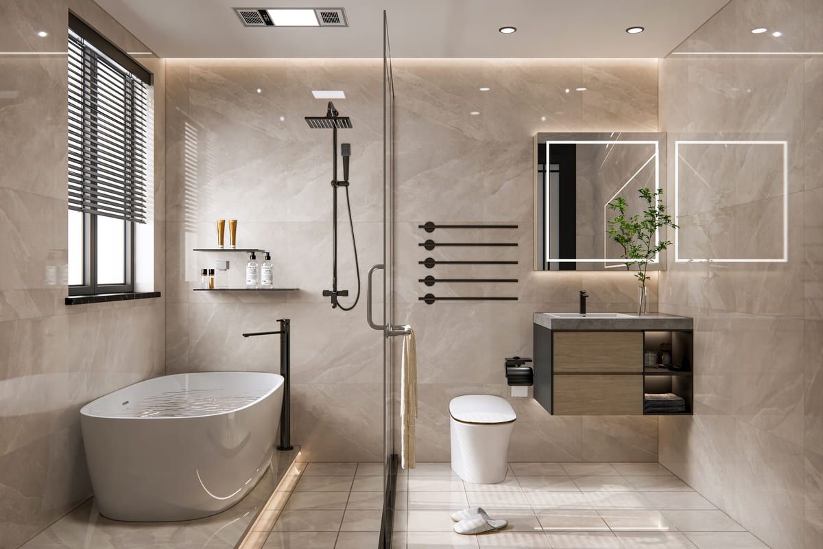 Solutii inovatoare de design: ce elemente sa alegi pentru o baie moderna