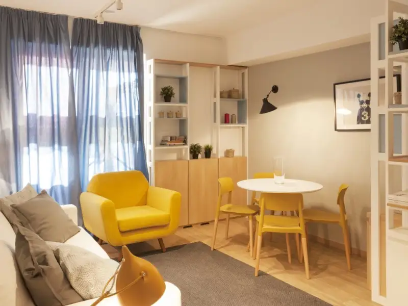 Abordare originala si creativa pentru un apartament de 65 mp din Bucuresti