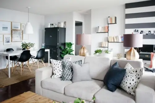 Amenajare de apartament frumusetea neutrelor valorificata intr-un decor contemporan