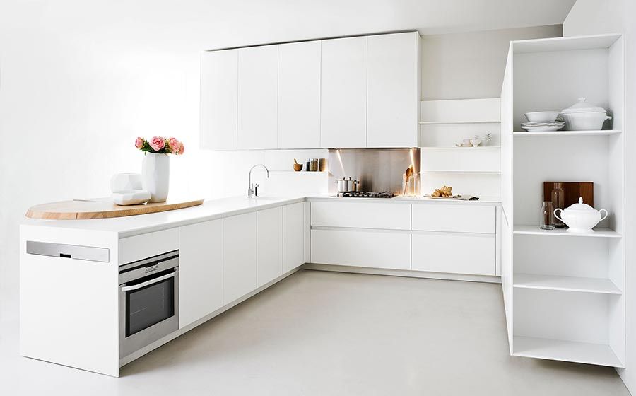 Bucatarii minimaliste adaptate apartamentelor mici