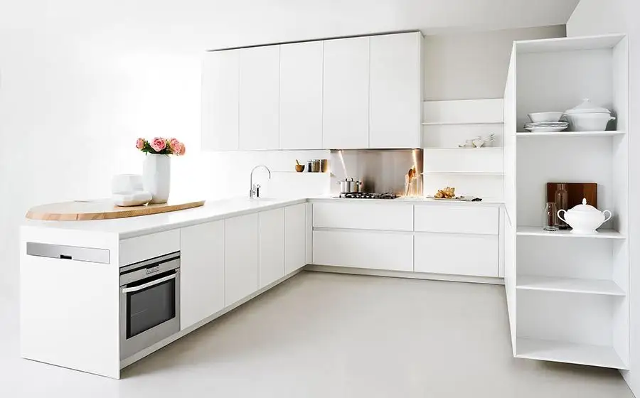 Bucatarii minimaliste adaptate apartamentelor mici