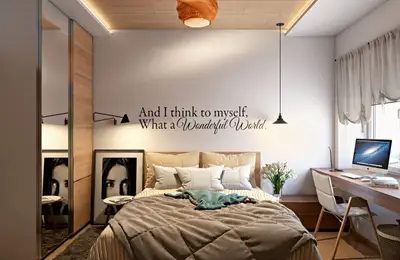A 3-Bedroom Apartment Furnished for a Family of Four