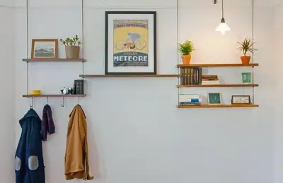 Suspended Shelves: Flexible Storage Solutions for Any Room