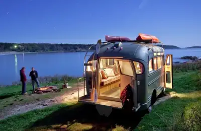 A 1959 Minibus Transformed into a Charming Mobile Home