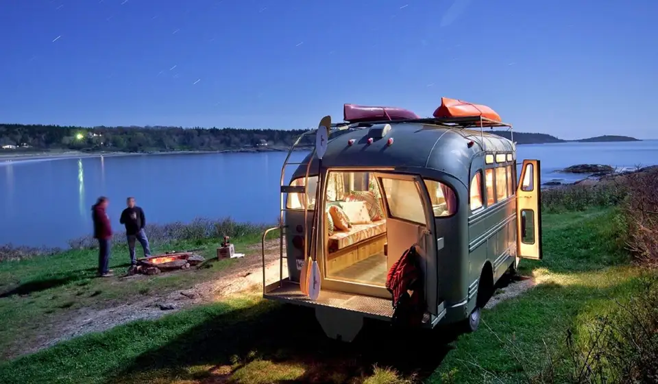 A 1959 Minibus Transformed into a Charming Mobile Home