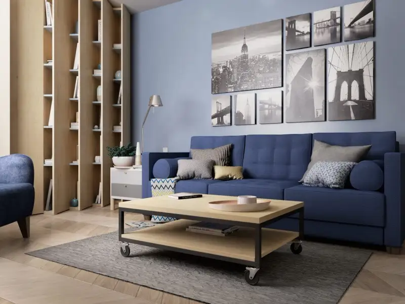 Spatiu functional in proiectul unui apartament de 65 mp