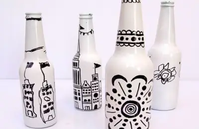 DIY Projects for Decorating with Empty Bottles