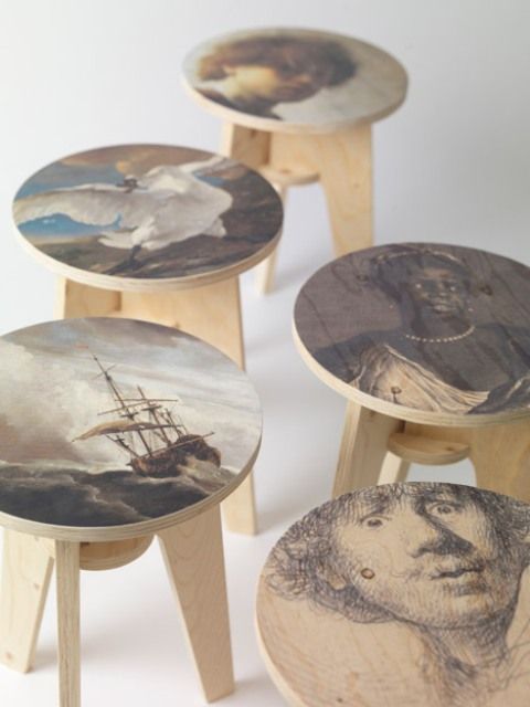 Piet Hein Eek Chairs: Would You Sit on a Painting?