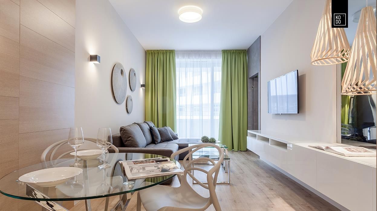 Contemporary Design in a 43 sq m Apartment