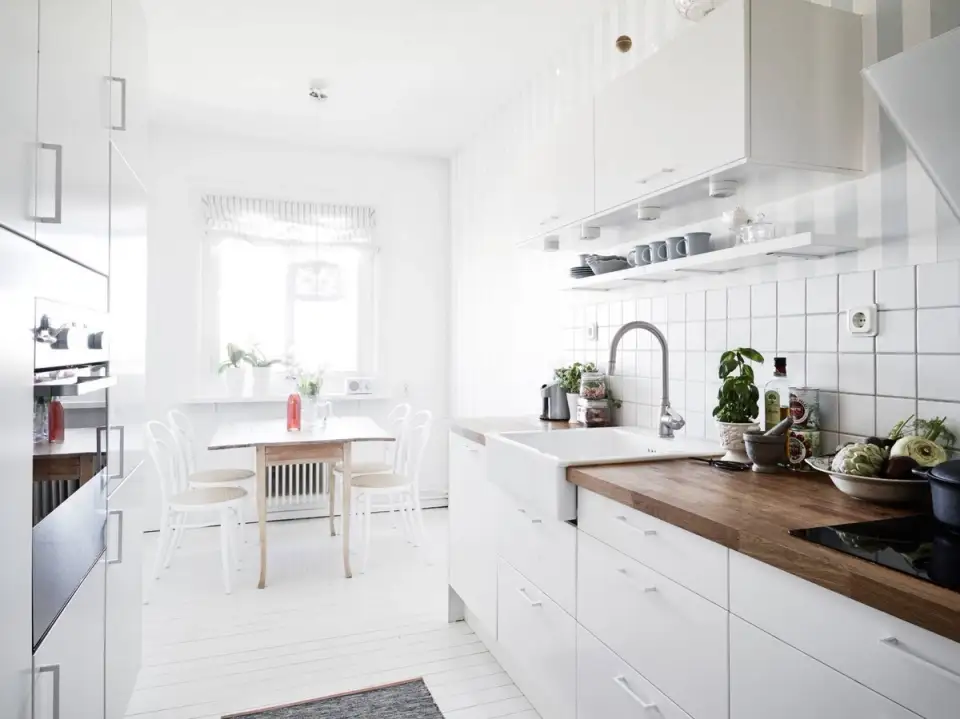 Still Trending: Scandinavian Style Kitchens
