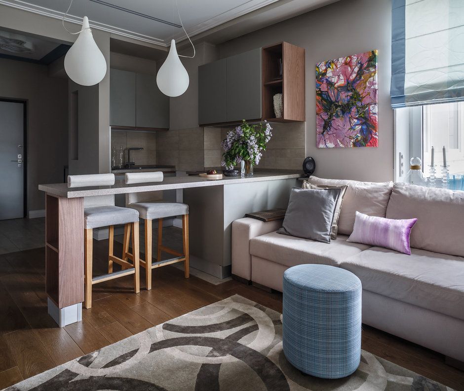 Modern Three-Bedroom Apartment for a Young Couple