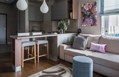 Modern Three-Bedroom Apartment for a Young Couple